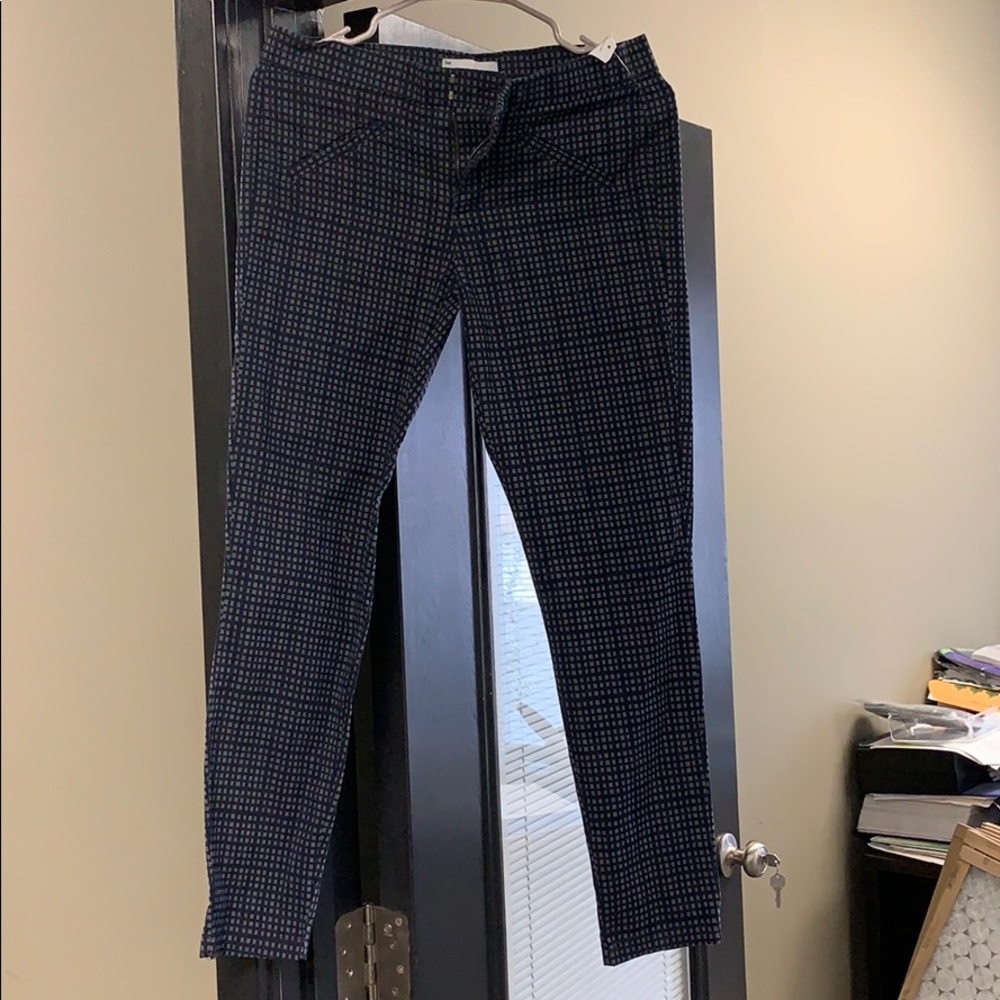 Gap navy / grey really skinny pants NWT